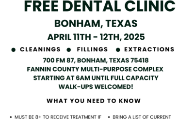 The TMOM Free Dental Clinic is Happening This Weekend!